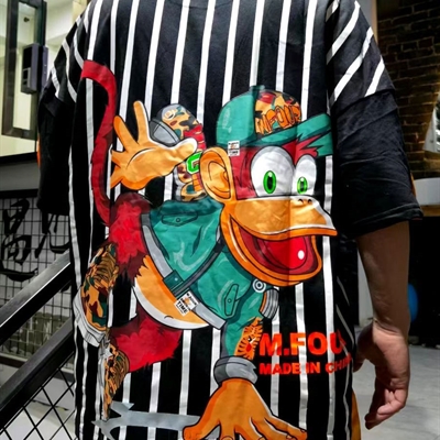 市场上装-T恤-微潮T恤