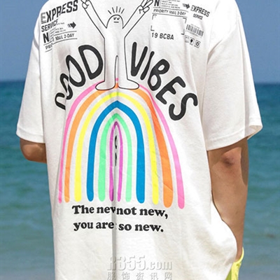 市场上装-T恤-微潮T恤