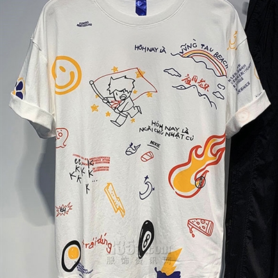 市场上装-T恤-微潮T恤【实拍】