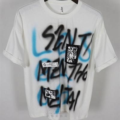 市场上装-T恤-微潮T恤【实拍】