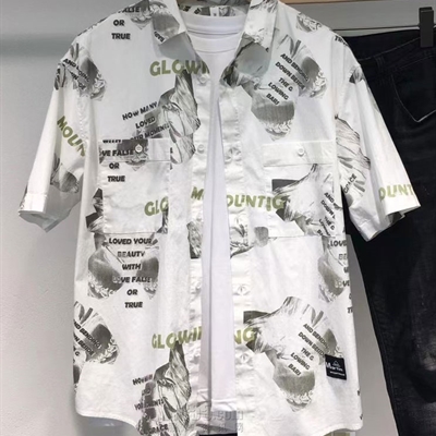 市场上装-衬衫-微潮衬衫【实拍】