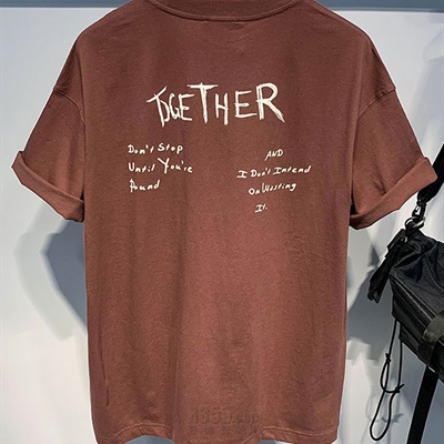 市场上装-T恤-休闲T恤【实拍】