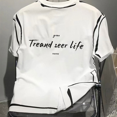 市场上装-T恤-微潮T恤【实拍】