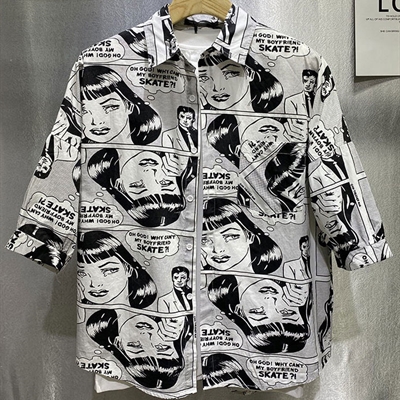 市场上装-衬衫-微潮衬衫【实拍】