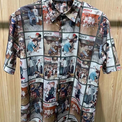 市场上装-衬衫-微潮衬衫【实拍】