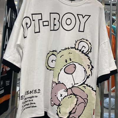 市场上装-T恤-微潮T恤【实拍】