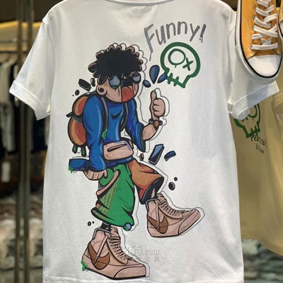 市场上装-T恤-微潮T恤【实拍】