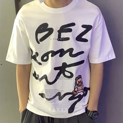 市场上装-T恤-微潮T恤