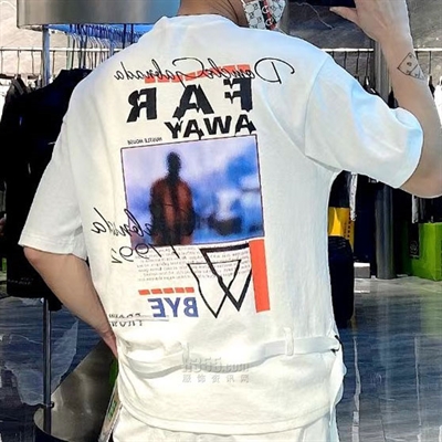 市场上装-T恤-工装T恤