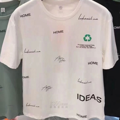 市场上装-T恤-休闲T恤【实拍】