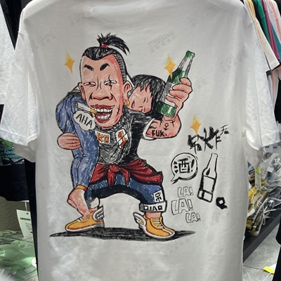 市场上装-T恤-微潮T恤【实拍】