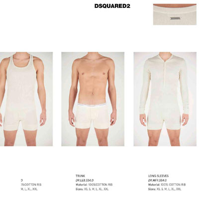 2021秋冬_Dsquared2_内衣_欧洲大牌资料