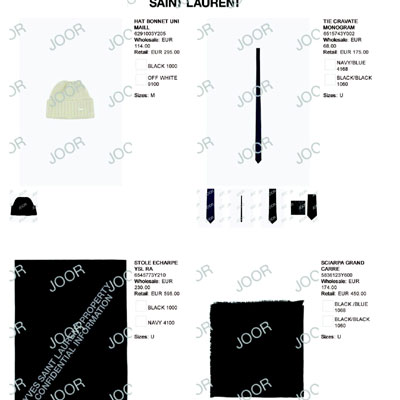 2021秋冬_Saint Laurent_配件_欧洲大牌资料