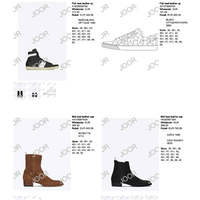 2021秋冬_Saint Laurent_鞋子_欧洲大牌资料
