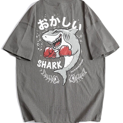 市场上装-T恤-微潮T恤