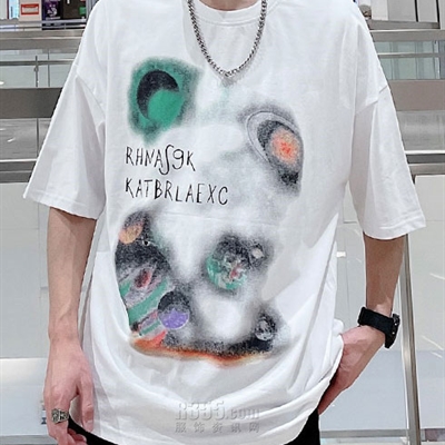 市场上装-T恤-微潮T恤