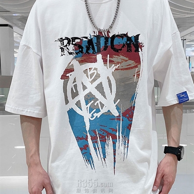 市场上装-T恤-微潮T恤