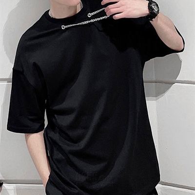 市场上装-T恤-微潮T恤