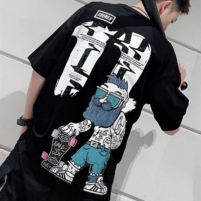 市场上装-T恤-微潮T恤