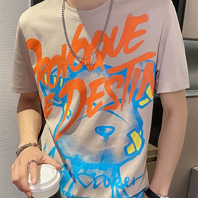 市场上装-T恤-微潮T恤