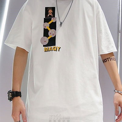 市场上装-T恤-微潮T恤