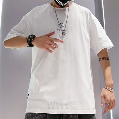 市场上装-T恤-微潮T恤