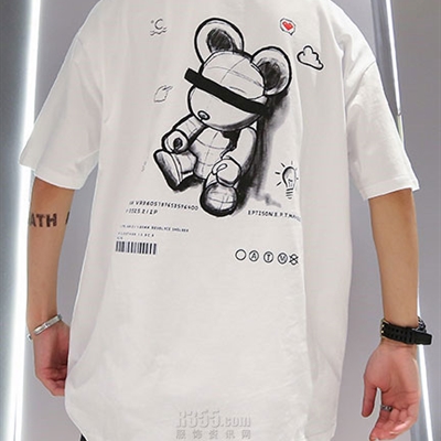 市场上装-T恤-微潮T恤