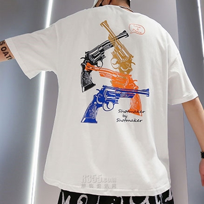 市场上装-T恤-微潮T恤