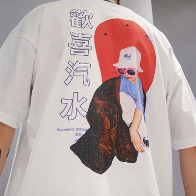 市场上装-T恤-微潮T恤