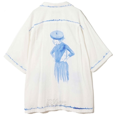 市场上装-衬衫-微潮衬衫