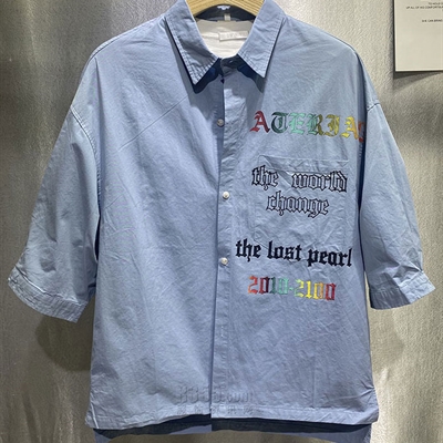 市场上装-衬衫-微潮衬衫【实拍】