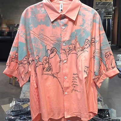 市场上装-衬衫-微潮衬衫【实拍】