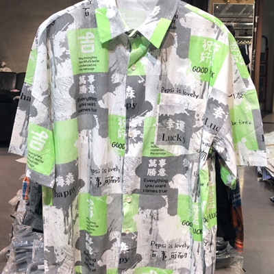 市场上装-衬衫-微潮衬衫【实拍】