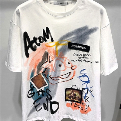 市场上装-T恤-微潮T恤【实拍】