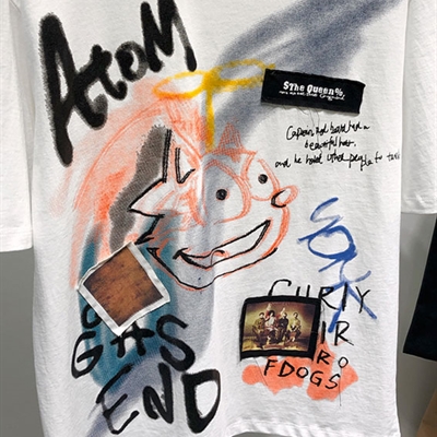 市场上装-T恤-微潮T恤【实拍】