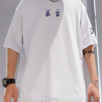 市场上装-T恤-微潮T恤