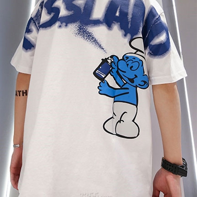 市场上装-T恤-微潮T恤