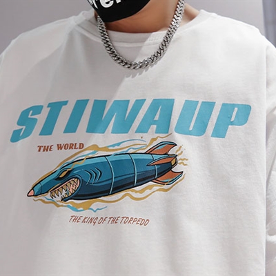 市场上装-T恤-微潮T恤