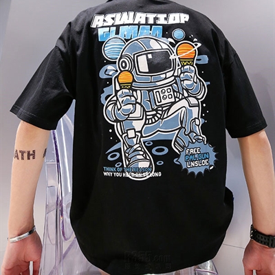 市场上装-T恤-微潮T恤