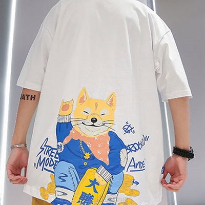 市场上装-T恤-微潮T恤