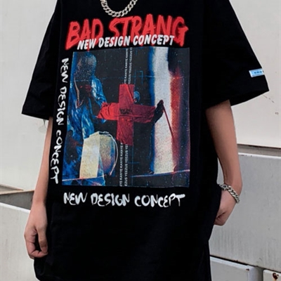 市场上装-T恤-微潮T恤