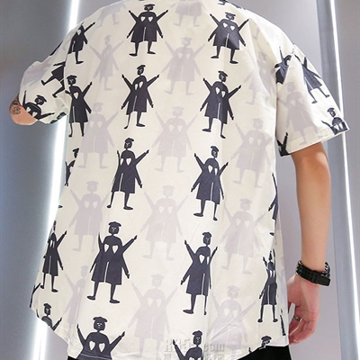 市场上装-衬衫-微潮衬衫