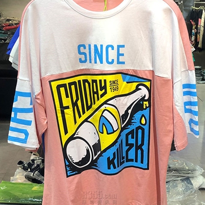 市场上装-T恤-微潮T恤【实拍】