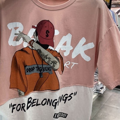 市场上装-T恤-微潮T恤【实拍】