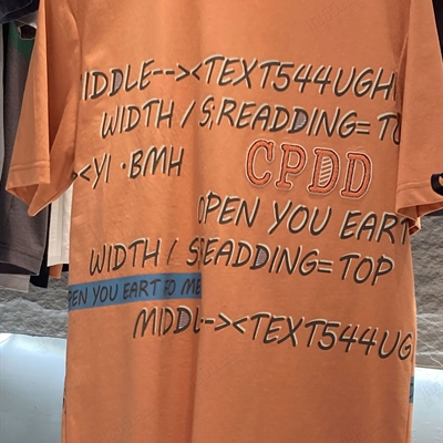 市场上装-T恤-休闲T恤【实拍】