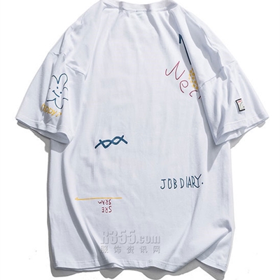 市场上装-T恤-微潮T恤