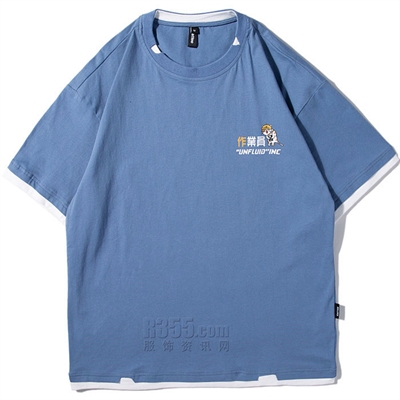 市场上装-T恤-微潮T恤