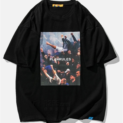 市场上装-T恤-微潮T恤