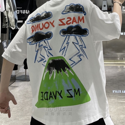 市场上装-T恤-微潮T恤