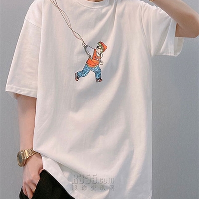 市场上装-T恤-微潮T恤